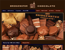 Tablet Screenshot of bridgewaterchocolate.com